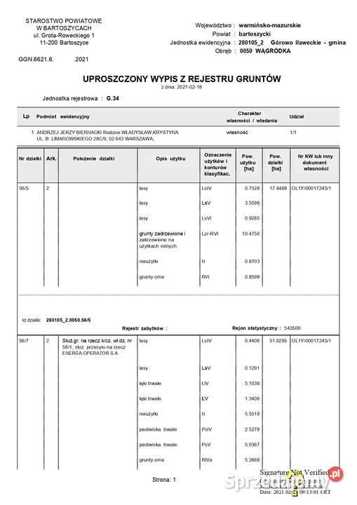 Sprzedam 210ha ziemi ze starą bazą dawnego PGR 7138zł/m2 Wągródka sprzedam