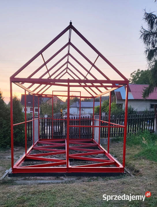 Konstrukcja stalowa domek kontenerowy biuro Trzebinia