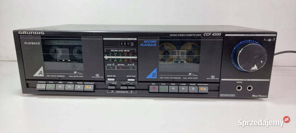 magnetofon GRUNDIG Cassette Deck CCF 4300 wielkopolskie Międzychód
