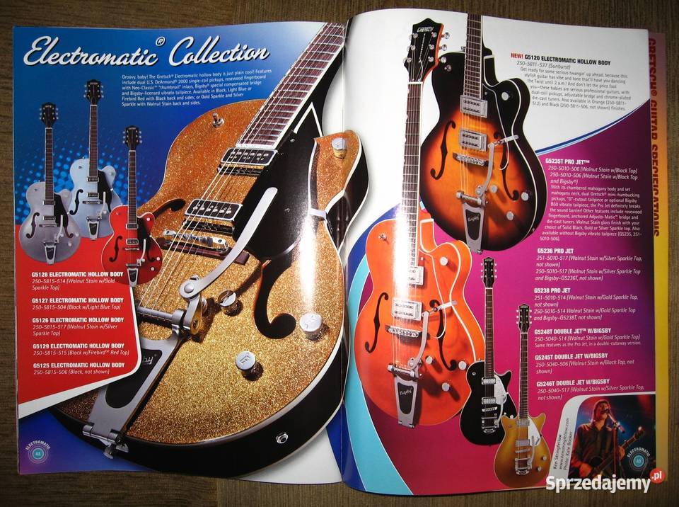 GRETSCH 2006 katalog gitar Kępice