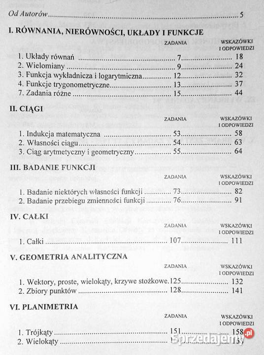 Matematyka Matura Zbiór zadań Cz2 Alicja Cewe Chełm sprzedam