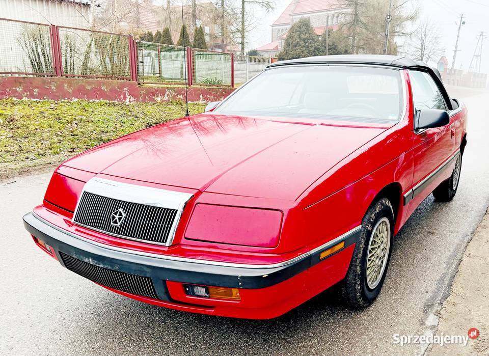 CHRYSLER LE BARON CABRIO MASKA CAŁA CZERWONA Radom