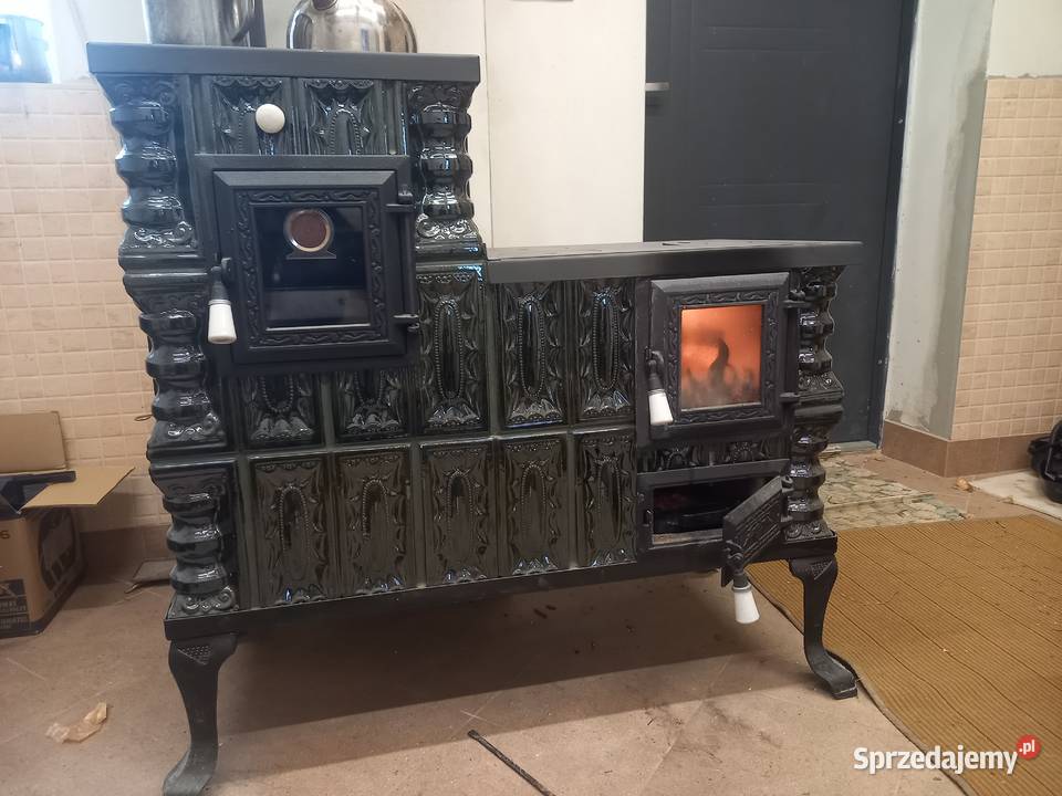 Kuchnia węglowa kaflowa 32KSSŻ zielona podkarpackie