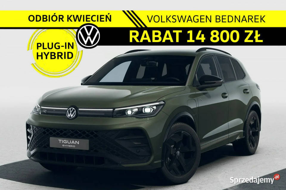 Volkswagen Tiguan RLine Plus 15 eHybrid 177 DSG bluetooth Łódź