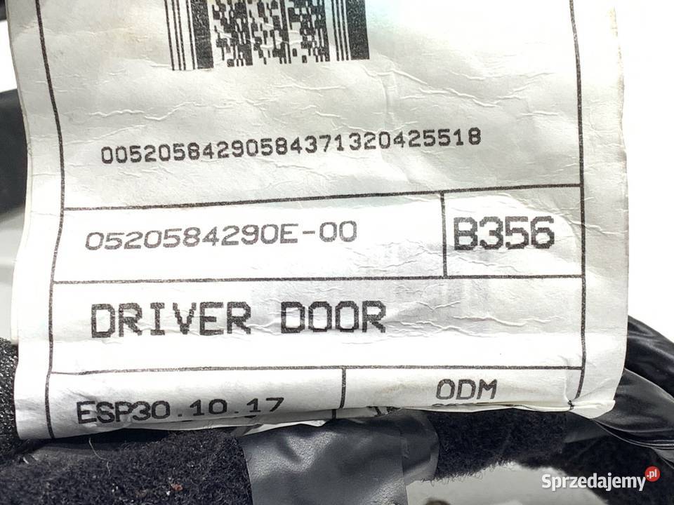 WIĄZKA DRZWI PRZÓD LEWY FIAT TIPO 14 95 PRZEWÓD