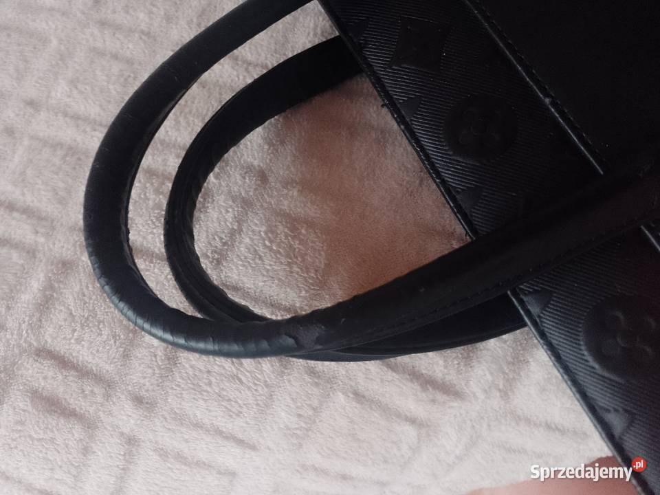 Luis Vuitton Czarna torebka biznesowa do ręki Torby i torebki