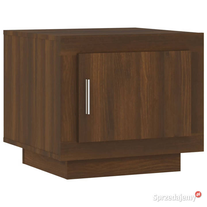 Stolik kawowy brązowy dąb 51x50x45 materiał Warszawa sprzedam
