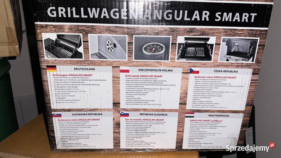 Grill węglowy Activa Mastercook Angular Smart Dąbie