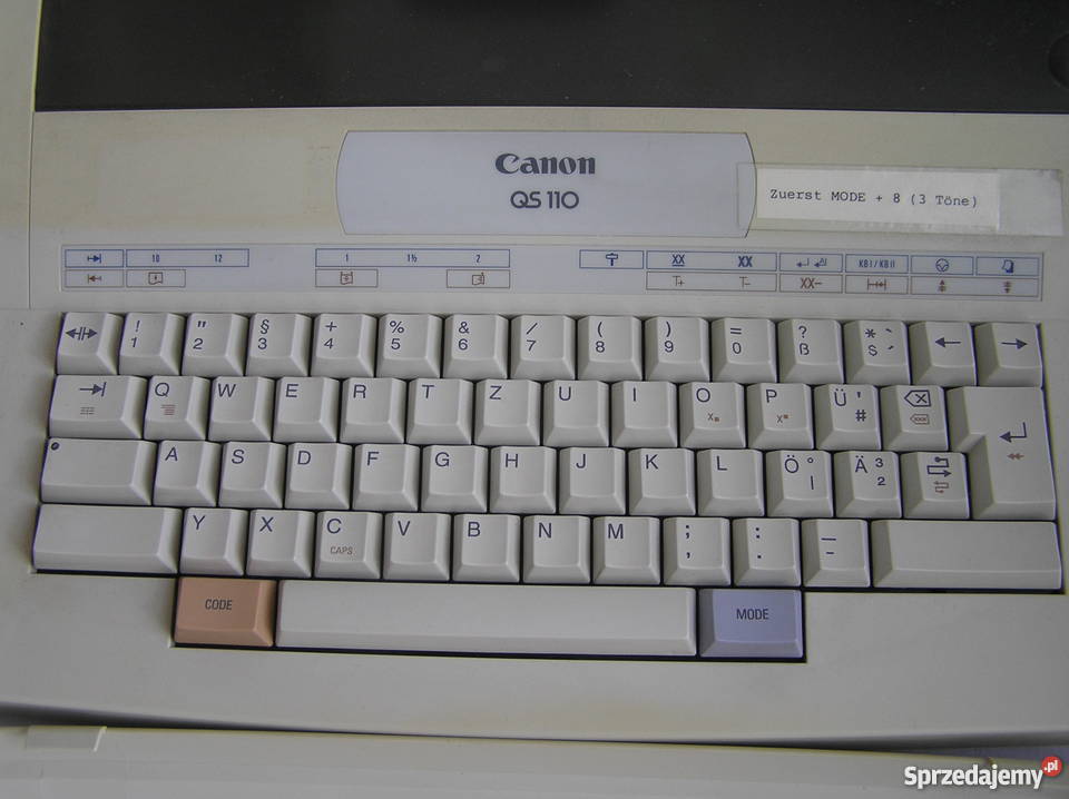Maszyna do pisania Canon QS 110 Elektronika Wrocław