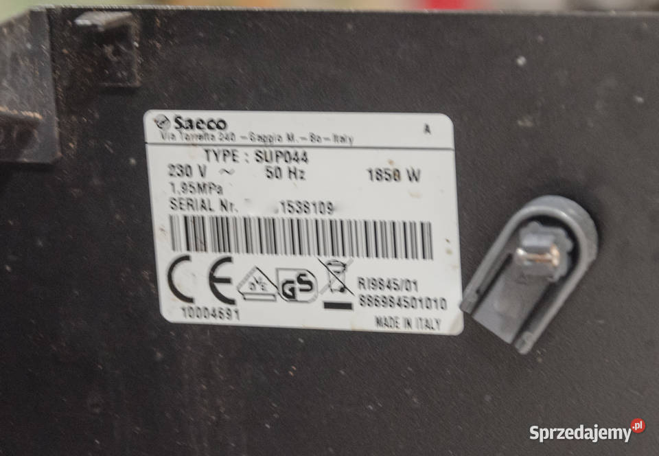 Ekspres do kawy Saeco Royal Gran Crema SUP044 śląskie Częstochowa