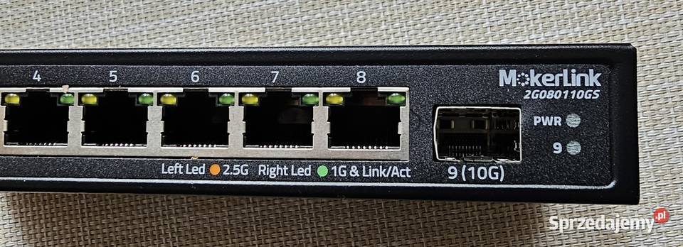 MokerLink 2G080110GS 8portowy Przełącznik switch sprzedam