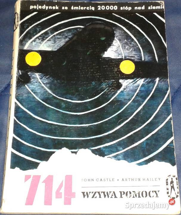 714 wzywa pomocy John Castle Arthur Hailey Chełm sprzedam