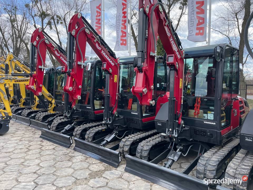 Nowa minikoparka YANMAR SV26 2022 RED Premium łódzkie Łódź