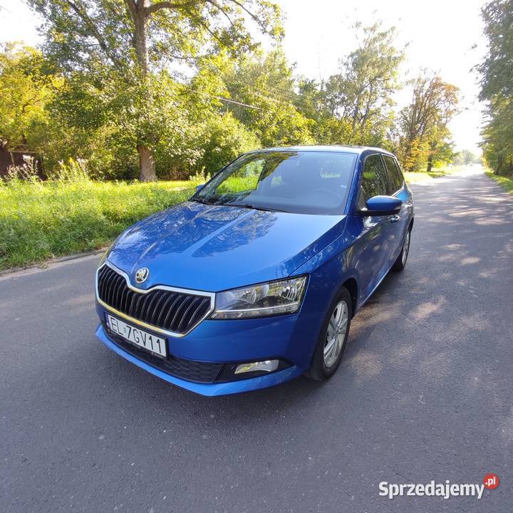 SKODA FABIA 10TSI 95 18200 PRZEBIEGU NOWA SALON isofix łódzkie