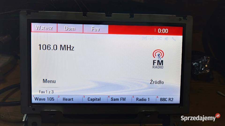 Ekran wyświetlacz radia Zafira C 95247248 Bytom sprzedam
