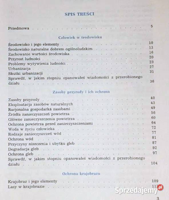 Ochrona i kształtowanie środowiska Kazimierz Chełm sprzedam