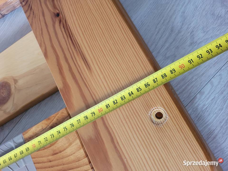 Rama łóżka drewniana 80 x 200 skręcana 51cm wielkopolskie Poznań