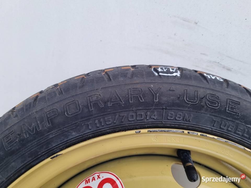 KOŁO DOJAZDOWE Daihatsu Sirion dojazdówka 11570 Chełm
