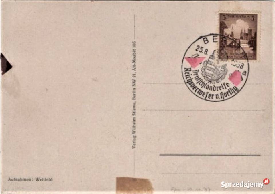 Trzecia Rzesza 1938 wizyta regenta Horthego z Człuchów