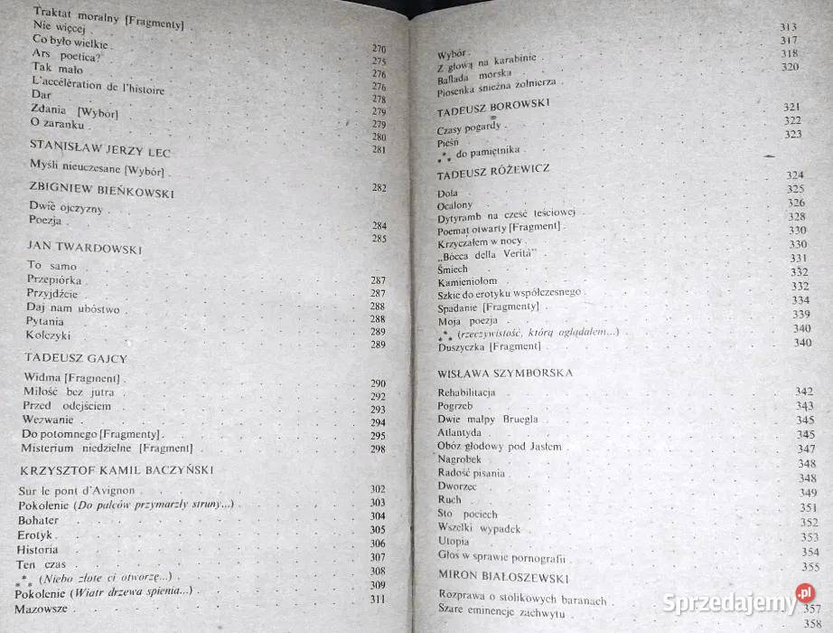 Poezja naszego wieku W Kaliński Chełm