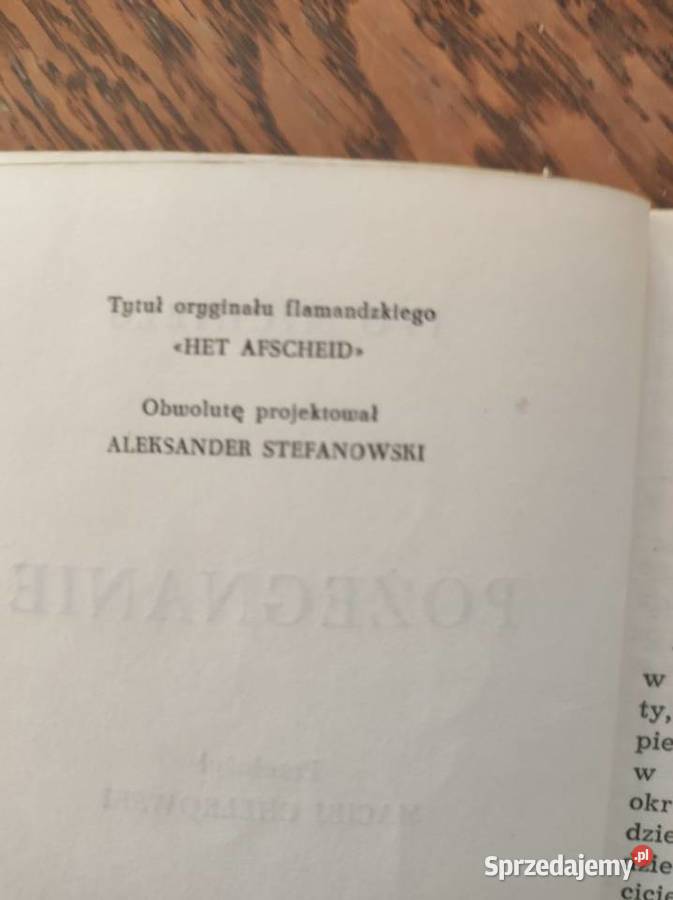 Pożegnanie Ivo Michiels Het afscheid unikat Kielce
