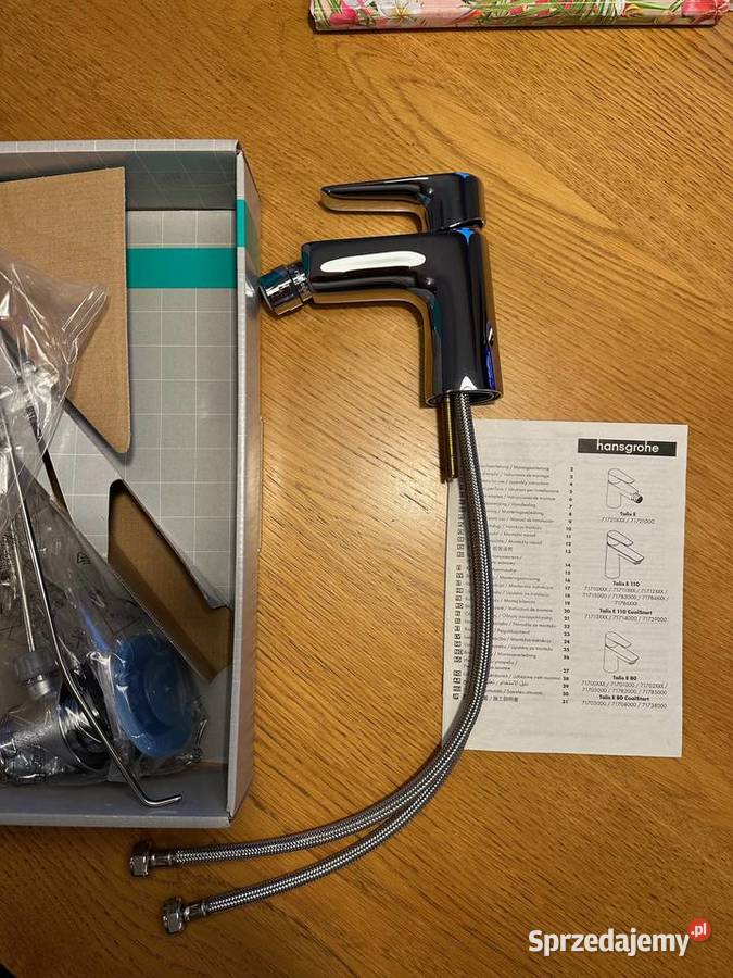Bateria do bidetu Hansgrohe Talis E chrom Warszawa