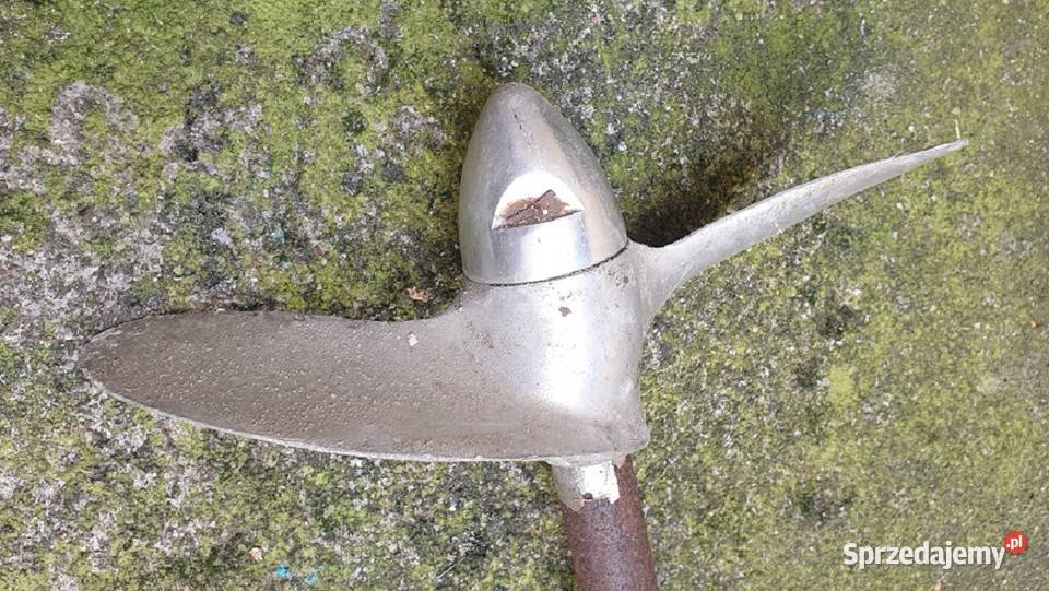 Śruba napędowa aluminiowa zaburtowa do łódź Reszel sprzedam