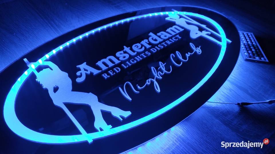 Lustro LED Amsterdam erotic laski na prezent Tir Siedlce