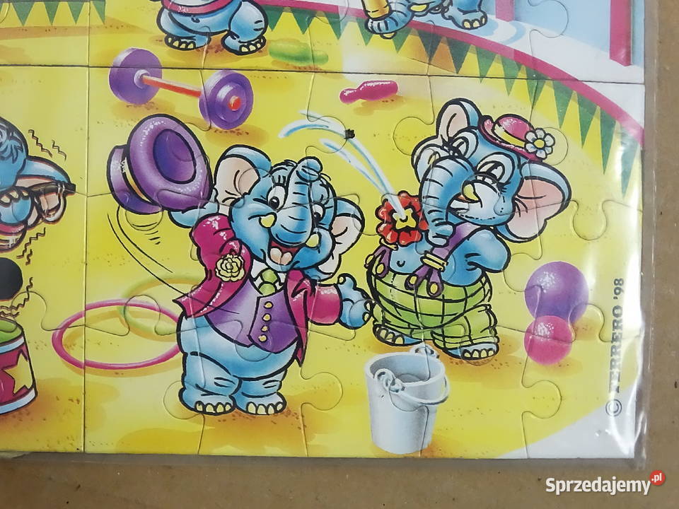 Kolekcjonerski Komplet Puzzle Ferrero 1998 Funny Biłgoraj