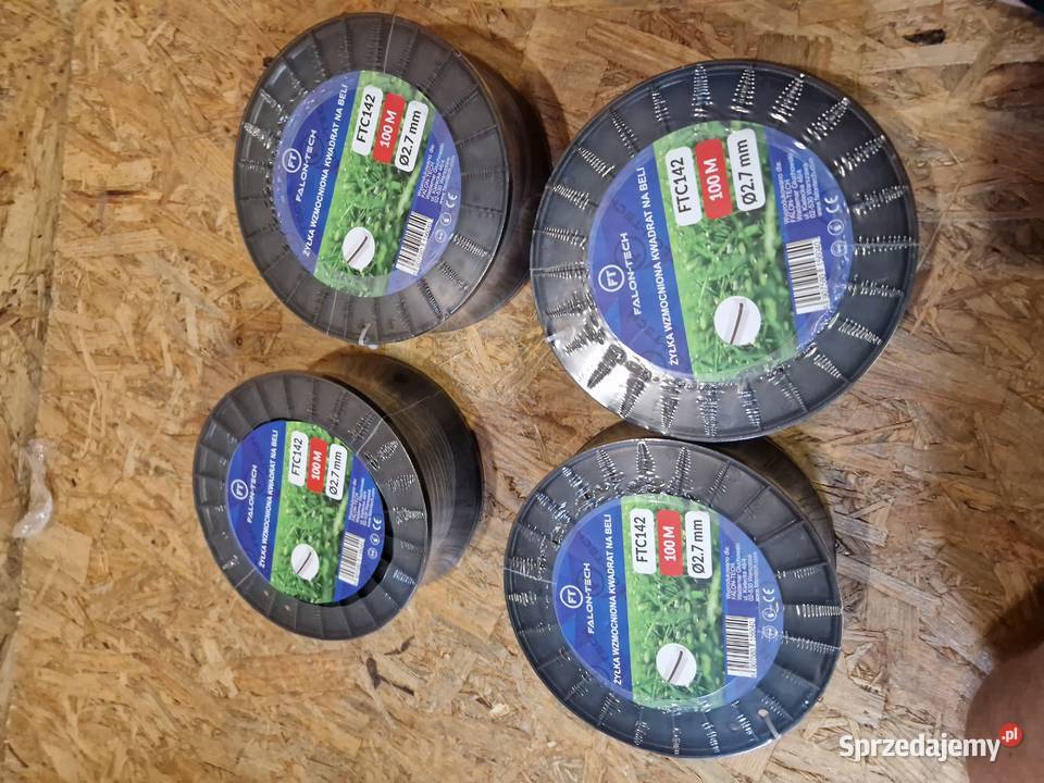 ŻYŁKA KOSY WZMACNIANA Z DRUTEM 27MM 100M Głogowa