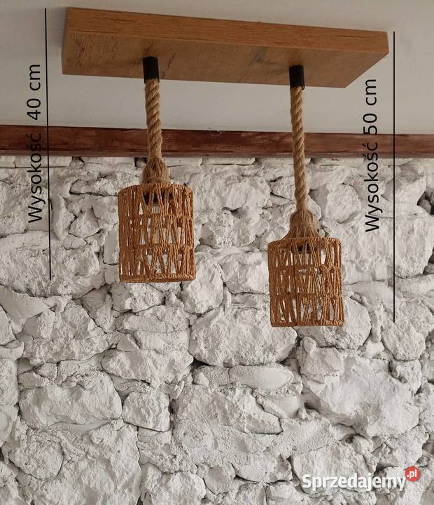 Lampa sufitowa drewniana RETRO LSMDF3 śląskie Siedlec