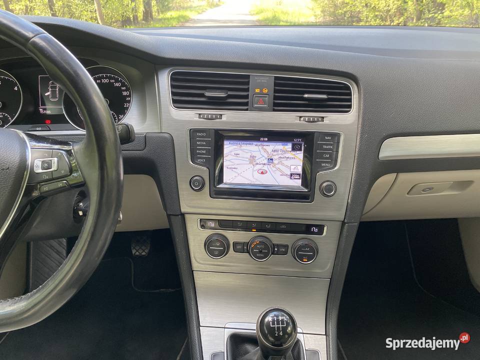 Volkswagen Golf VII 16 TDI 105 Navi Aktywny isofix Kępno