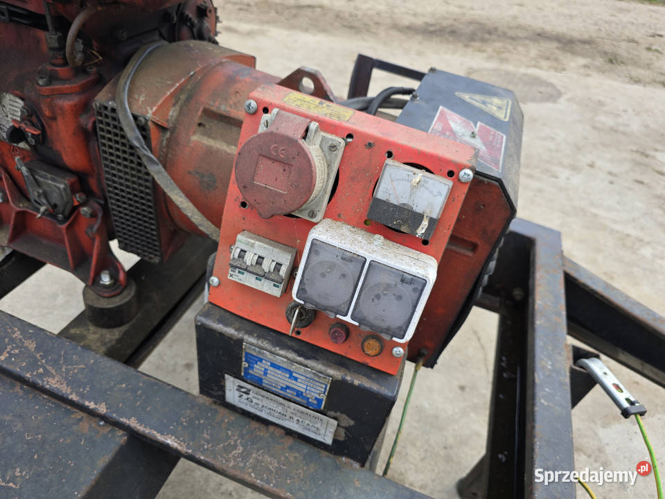 Agregat prądotwórczy 7 kVA 220380 V MDE7 nieuszkodzony Korpele