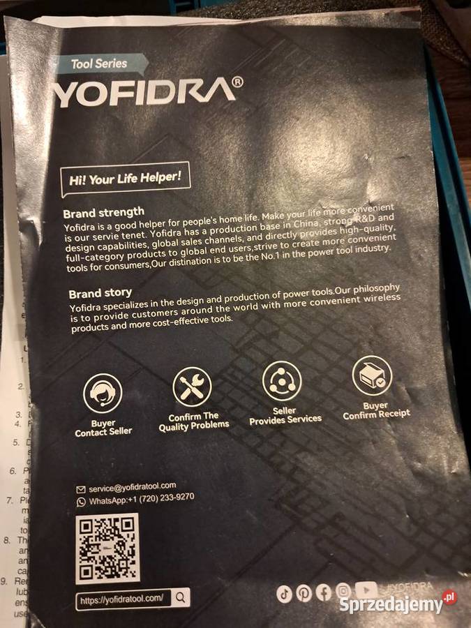 nowa wkrętarkowiertarka YOFIDRA 2 akumulatory Sandomierz