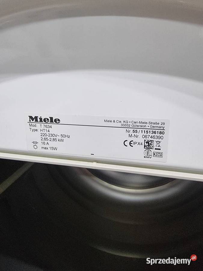 Suszarka wywiewna Miele T 7634 Novotronic 6 Wrocław sprzedam