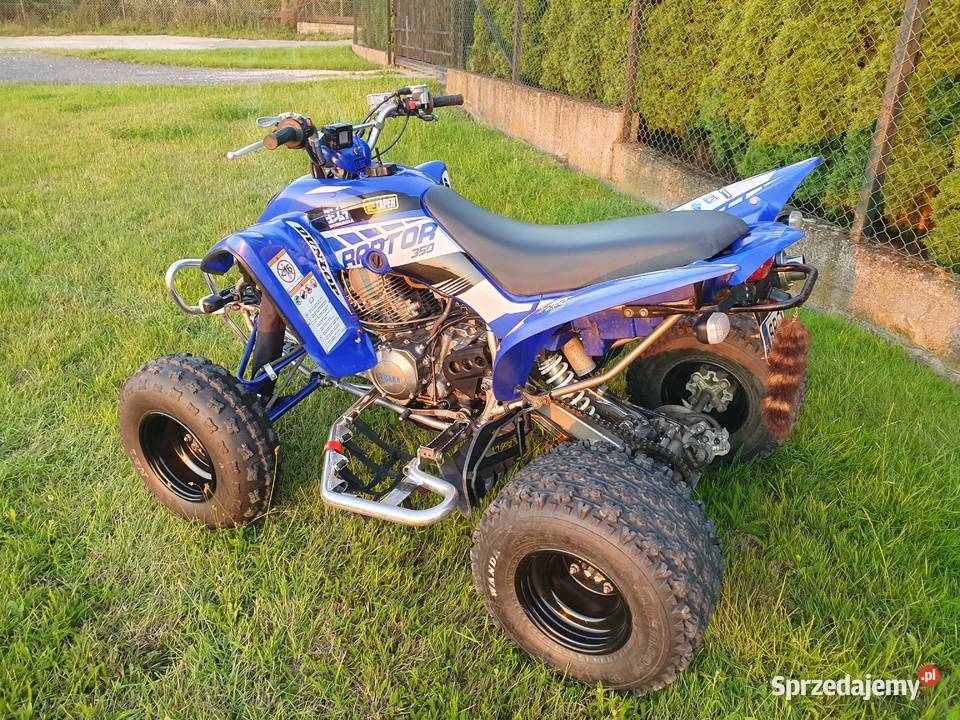 Yamaha Raptor 350r z homologacją Stan idealny Świecie sprzedam