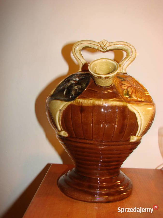 ceramiczny dzbanek do wina Pozostałe pomorskie Pruszcz Gdański