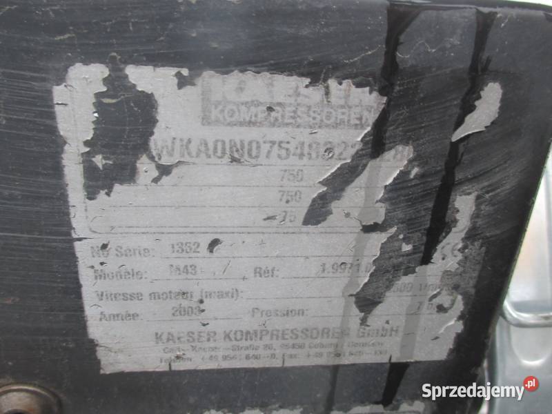 Sprężarka śrubowa kompresor Kaeser M43 Pleszew