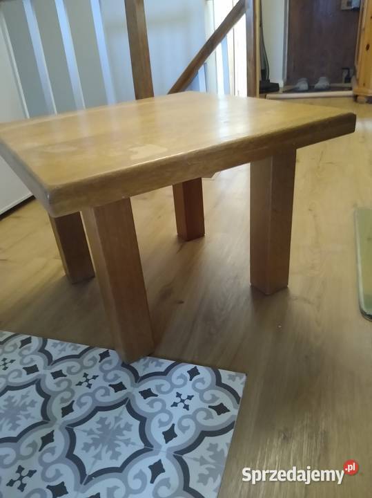 Stolik kawowy dębowy 60cm dolnośląskie sprzedam