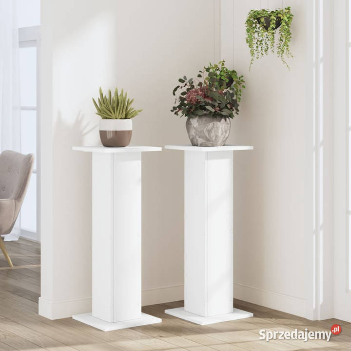 Stojaki na rośliny 2 białe 30x30x80 WM3307864 Warszawa