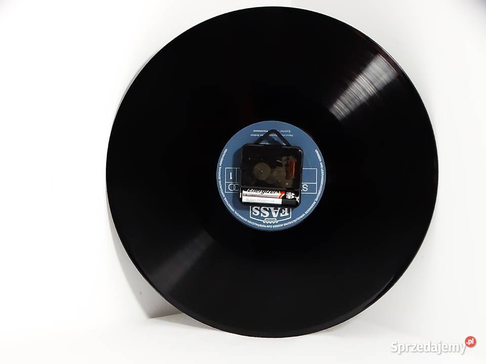 Zegar z płyty winylowej 12 LP klasyczny lubelskie Biłgoraj