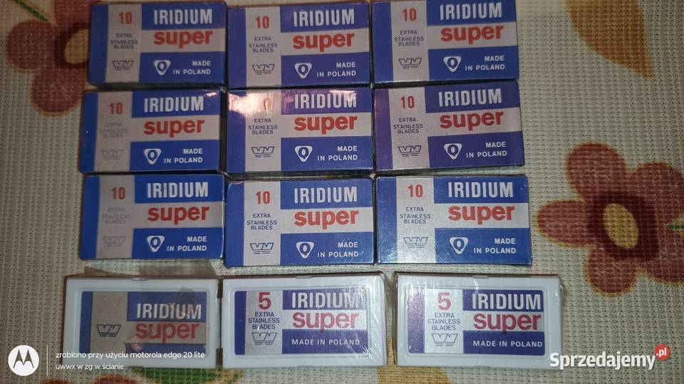Żyletki Iridium polsilver wysyłka Pozostałe Kolekcje Włodawa