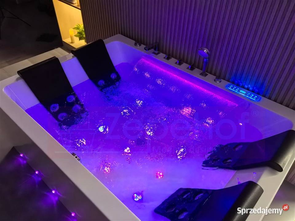 Wanna z hydromasażem CX5050 prostokątna Wykończenie Grabówka