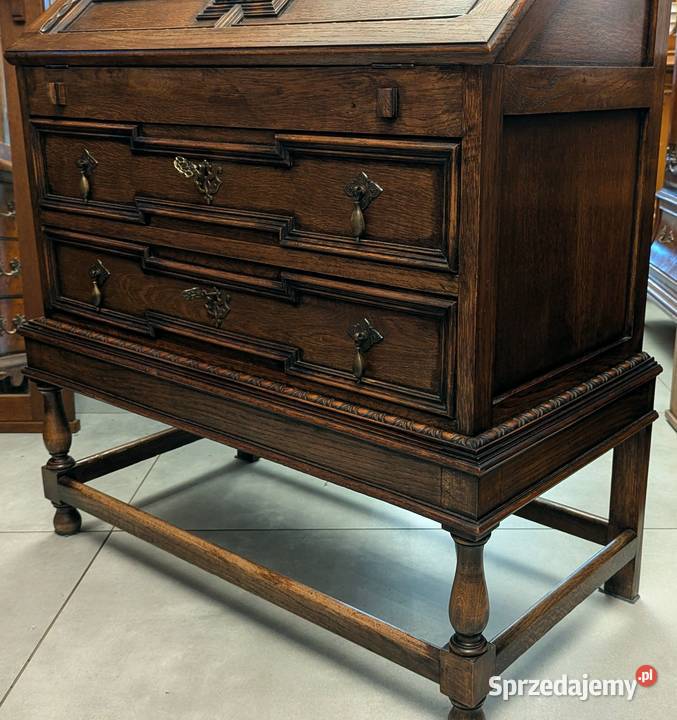 piękny dębowy sekretarzyksklep Dąbrowa Górnicza śląskie