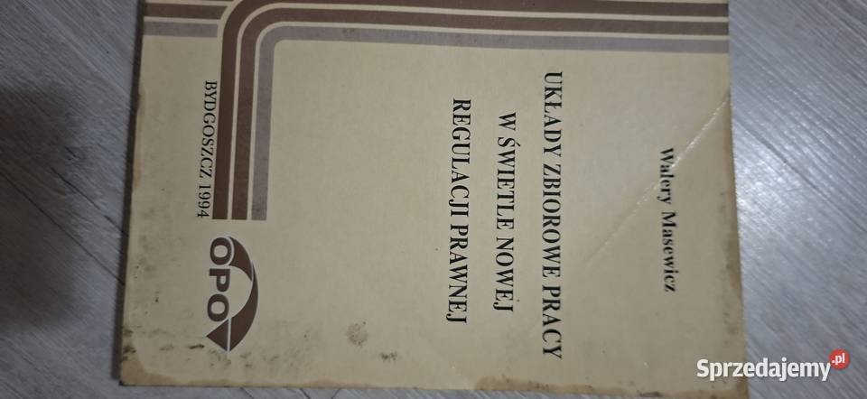Układy zbiorowe pracy Masewicz 1 wyd 1994 nakład wielkopolskie