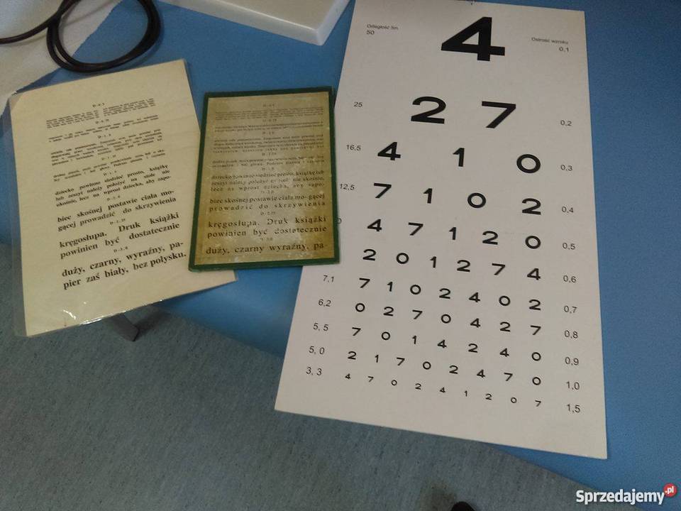 Komplet sprzetu okulistycznego według wymogów podkarpackie