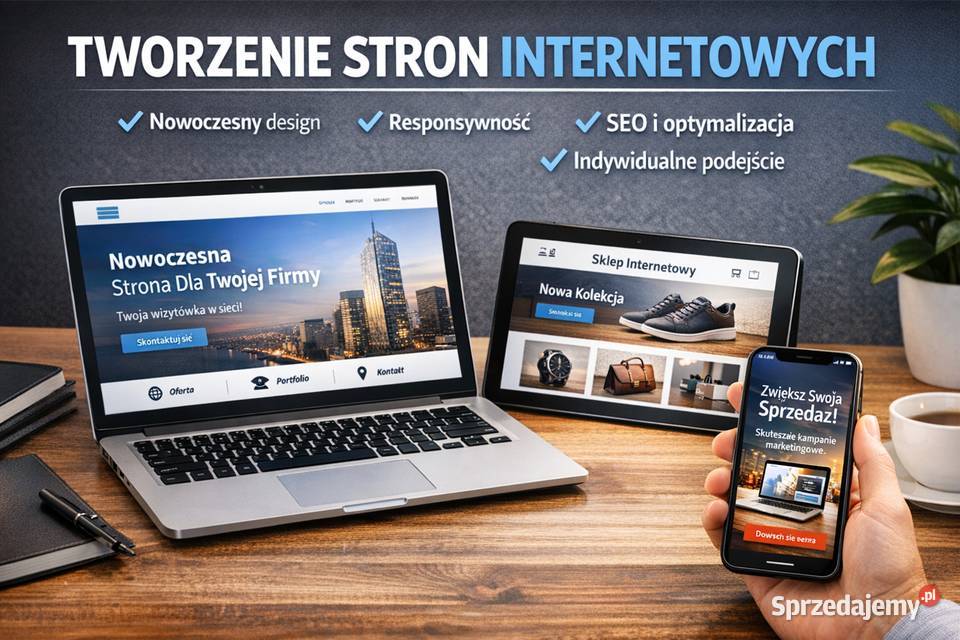 Tworzę nowoczesne strony internetowe A do Z Warszawa