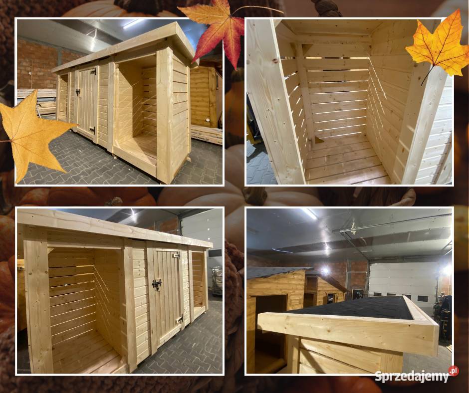 Domek narzędziowy z Drewutnią WoodStuff łódzkie Łódź
