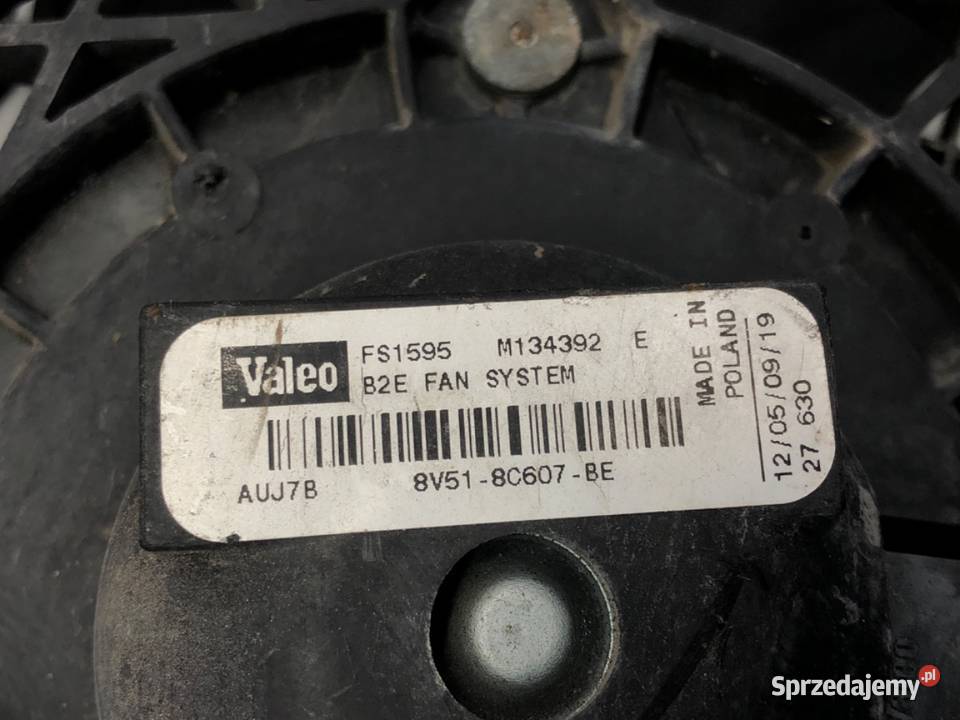 WENTYLATOR CHŁODNICY FORD FIESTA MK7 12 60 osobowe