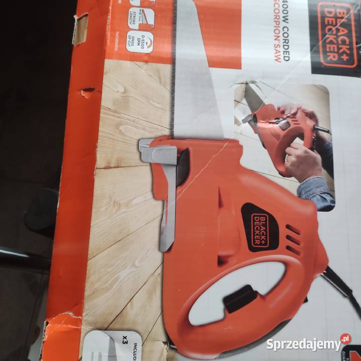 Piła szablasta elektryczna BlackDecker 400 W Zawiercie